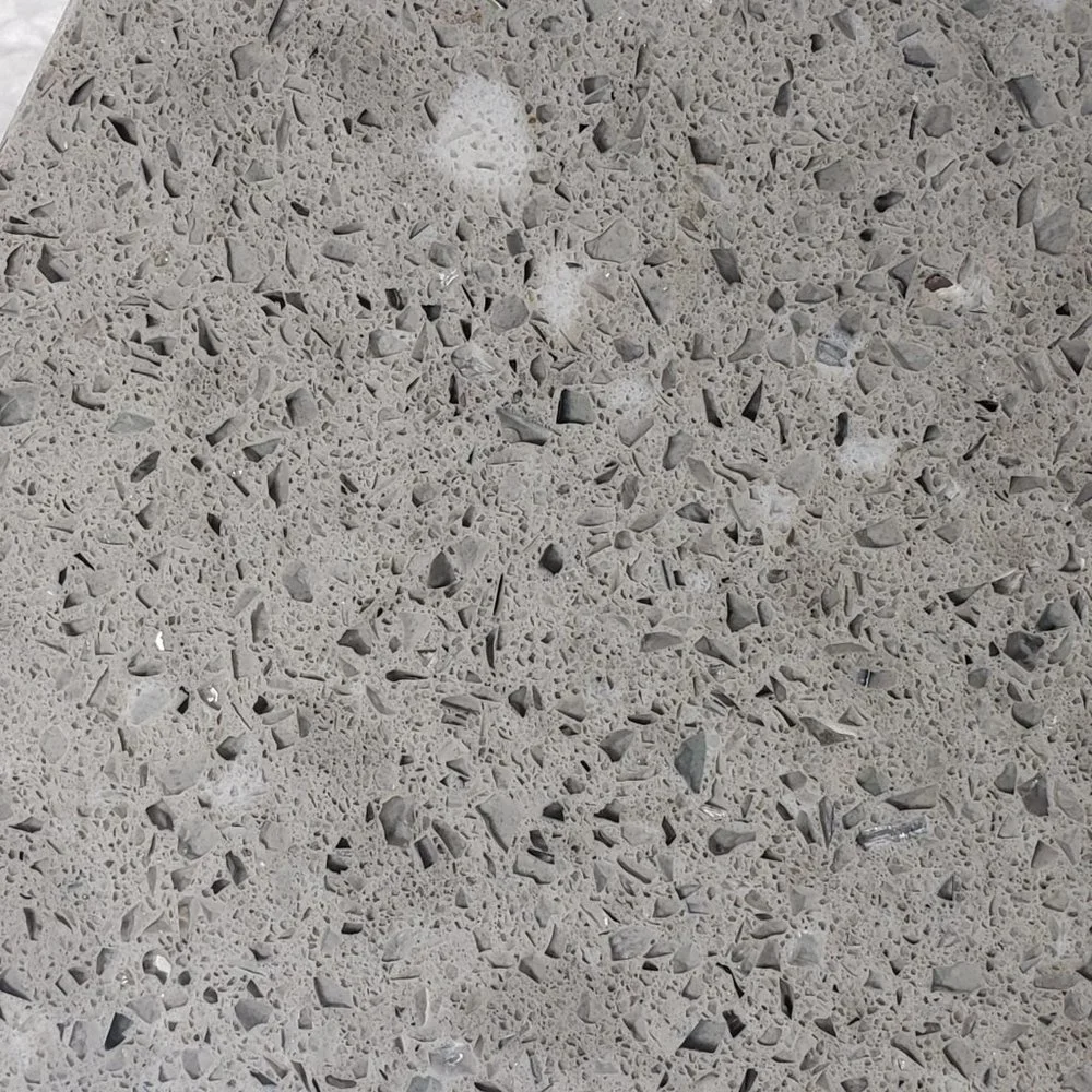 Quartz Stone Cutting Board cheese sushi charcuterie tray 5x10 gray sparkle